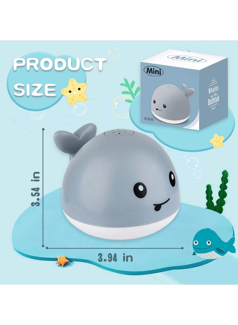 Baby Bath Toys, Light Up Bath Toys, Sprinkler Bathtub Toys for Toddlers Infant Kids Boys, Automatic Spray Water Bath Toy, Pool Bathroom Baby Toy  - Image 2