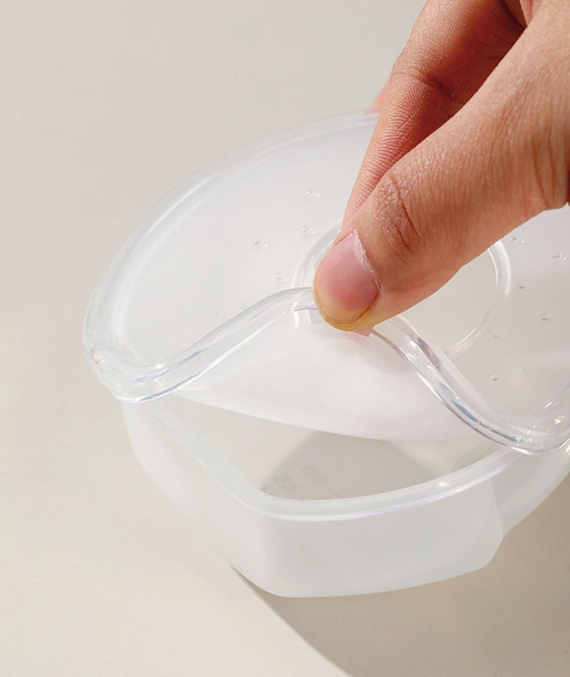 Zbdroxygen 2PCS Breast Milk Collector, Breast Pads for Leaking Milk Breast, Leak-Proof Silicone Breast Milk Storage, 60ml Capacity, Discreet Nursing Solution for New Mothers - Image 3