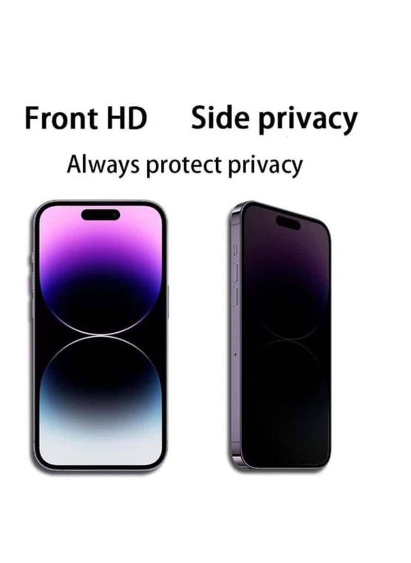 Raxoom iPhone Tempered Glass 3 Pack Privacy Screen Protector Set For iPhone 14 Pus 6.7 Inch Anti-Spy Tempered-Glass, Scratch Resistant iPhone Glass Full-Coverage Glass (Privacy, iPhone 14 Plus) - Image 3
