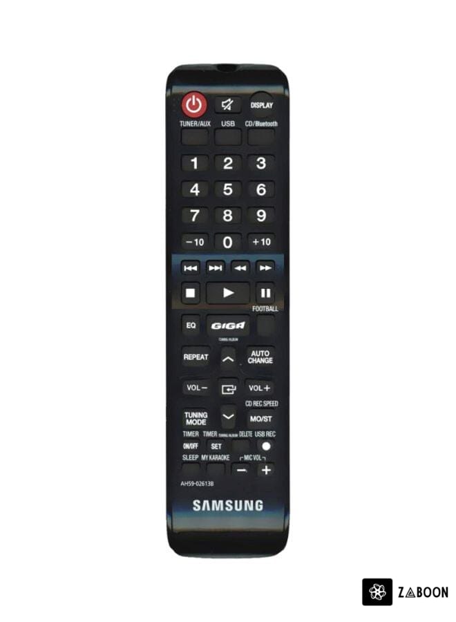 Zaboon TV Remote Control 2.54cm Black/White/Red