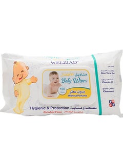 Welziad Baby Wet Wipes Without Perfume, 100 Wipes - pzsku/Z290E8B4D460E37DA4123Z/45/_/1713317468/b341f6da-431d-4a5c-bf55-a9f481afa8ab