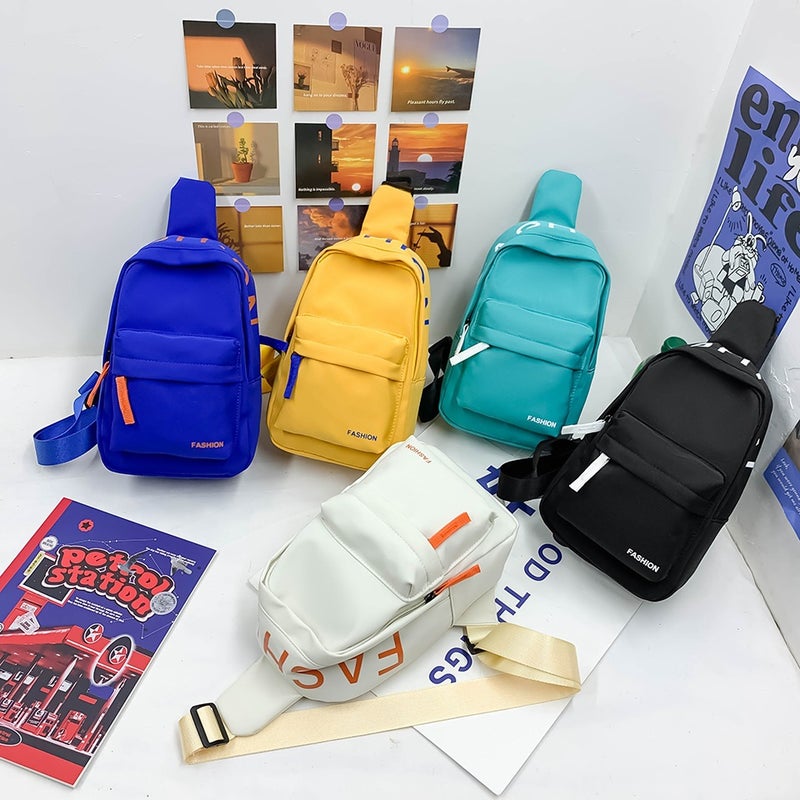 Children'S Chest Bag Simple Boys' Messenger Bag Large Capacity Children'S Bag Travel Shopping Girls' Coin Purse Mobile Phone Bag - Image 2