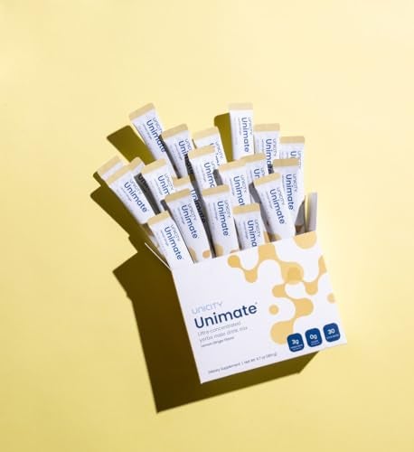 Unicity Unimate Natural Lemon—Ultra Concentrated Yerba Mate Drink Mix (30 Packets) - Alternative to Coffee and Energy Drinks (30-Day Supply) - Image 1