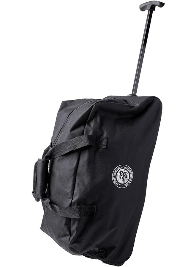 UAEJJ حقيبة سفر ناعمة من UAEJJ Jiu-Jitsu حقيبة سفر سوداء حقيبة سفر قطنية حقيبة سفر سوداء - Image 2