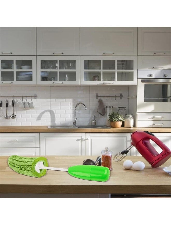 مفك براغي للخضراوات، مثقاب خضراوات مجوف، 4 أحجام برأس قابل للاستبدال، أداة حفر لولبية للخضراوات، أداة مطبخ، تزيل بذور الخضراوات والفواكه بسهولة - Image 4