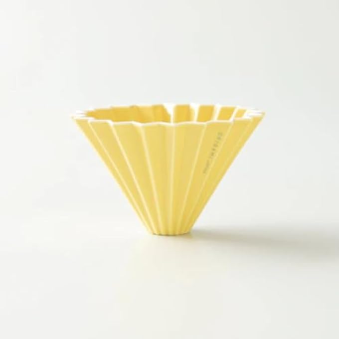 Origami Ceramic Dripper M With Plastic Holder  Compatible With Vcf02 And Wave 185 Filters Yellow - Image 2
