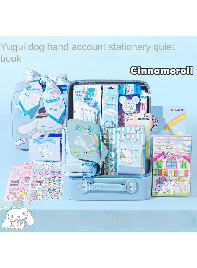 Bluejw Yugui Dog Hand Account Suit Gift Box Hand Account Stationery Big Gift Bag School Supplies Girl's Birthday Gift For Children - Image 5