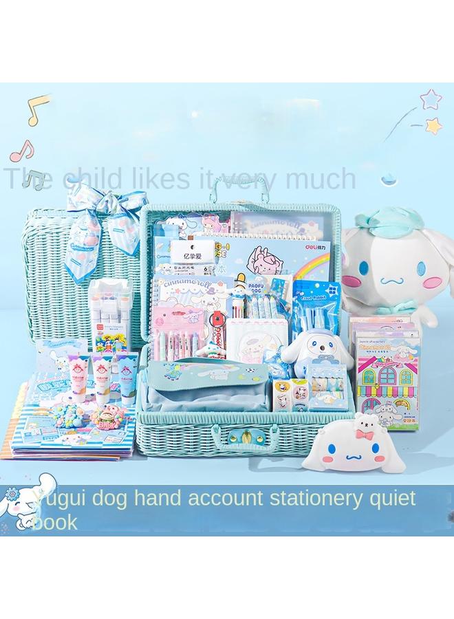 Bluejw Yugui Dog Hand Account Suit Gift Box Hand Account Stationery Big Gift Bag School Supplies Girl's Birthday Gift For Children - Image 4