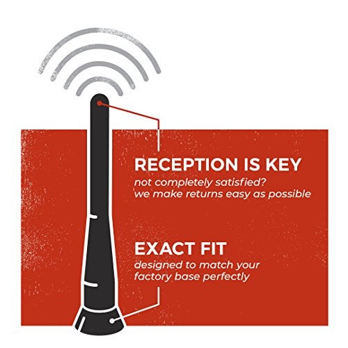 CravenSpeed Stubby Antenna Compatible with Chevy Corvette 1997-2004 | 4 inches | Short Antenna Replacement | Made in The USA - Image 5
