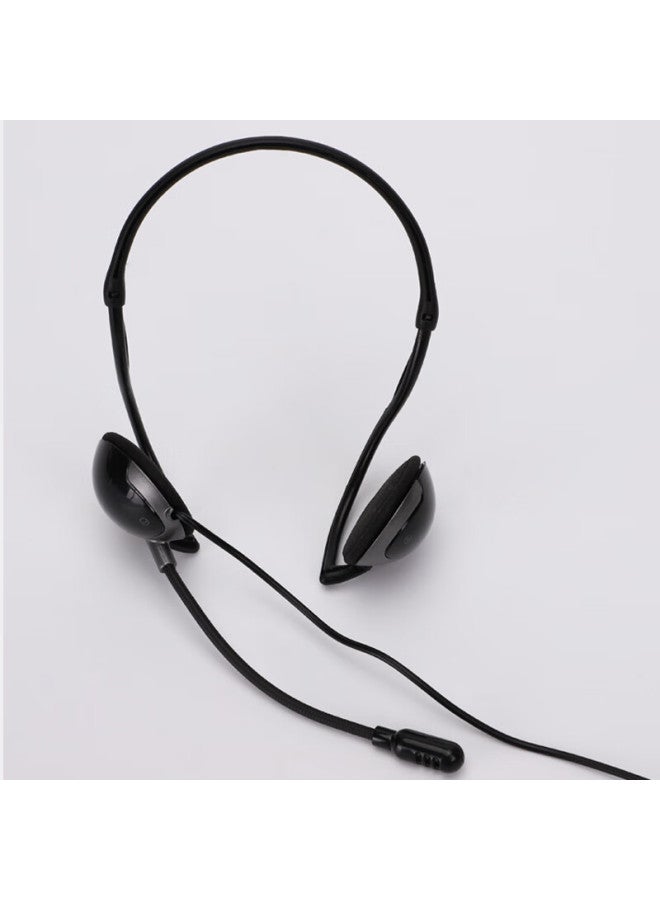 DANYIN Dianyin Dh905 Wired Headset Over-ear Computer Headphones Business Office Call Center Customer Service Microphone Recording Learning Desktop Gaming Headphones Dual Plug - Image 3