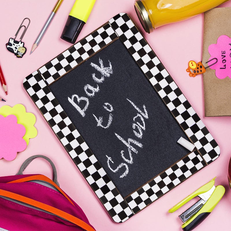 FOBSME 99 Feet Checkered Flag Bulletin Board Borders Road Race Car Straight Borders Race Track Bulletin Board Border Trim Racing Classroom Decoration for Retro Racing Theme Back to School Party Decor,3 Rolls - Image 3