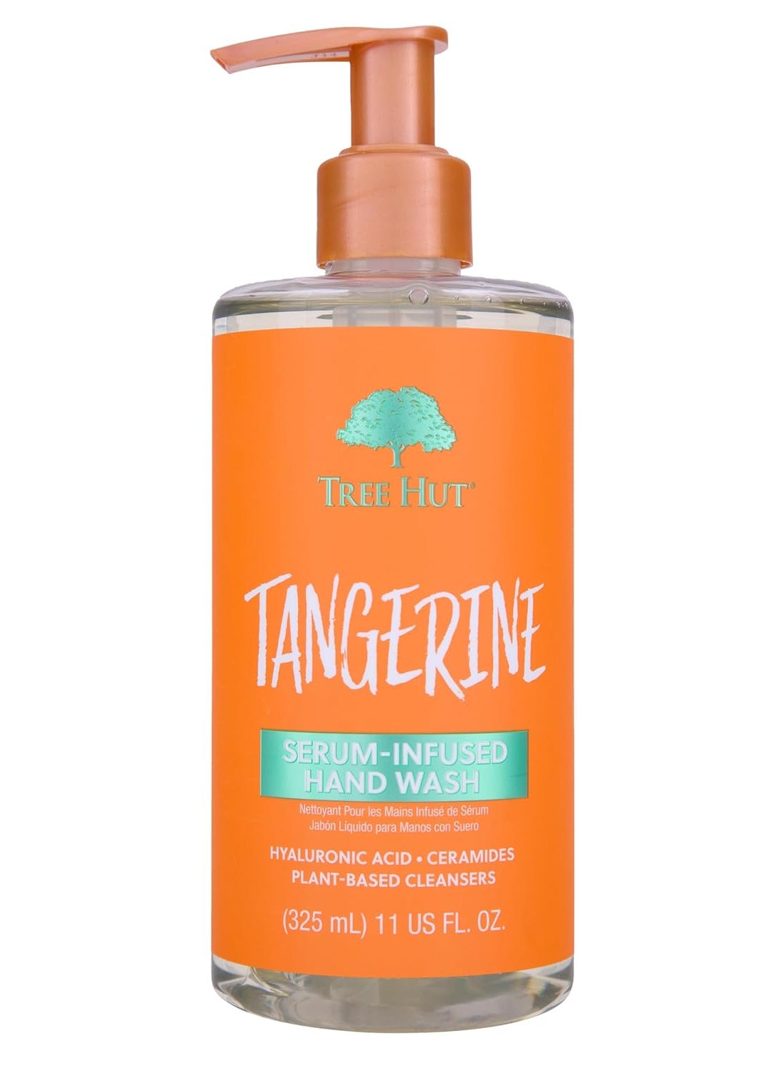 Tree Hut Tree Hut Tangerine Serum Infused Hand Wash  Nourish  Hydrate Hands with Strengthening Skin Care  Long Lasting Scent  Cleanse  Lock in Moisture  11 fl oz 