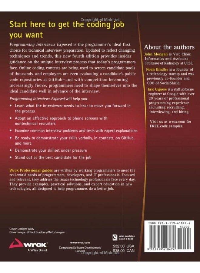 Wrox Press Programming Interviews Exposed: Coding Your Way Through the Interview  - Image 4