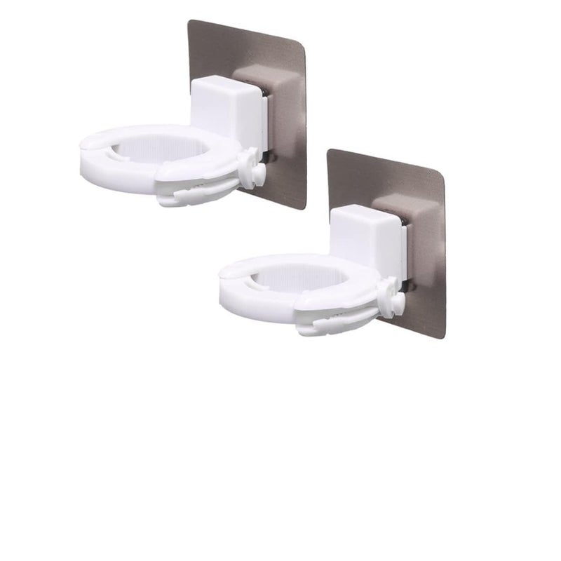 Adjustable No Drill Shower Gel Holder Wall Mounted for Bathroom Kitchen Tiles Glass Marble Wood - Image 2