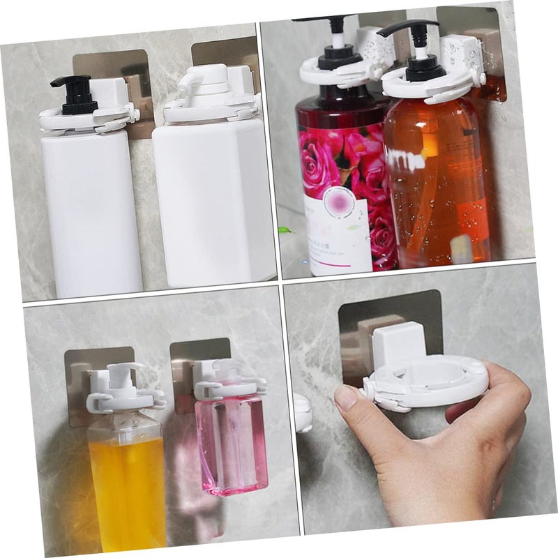 Adjustable No Drill Shower Gel Holder Wall Mounted for Bathroom Kitchen Tiles Glass Marble Wood - Image 5