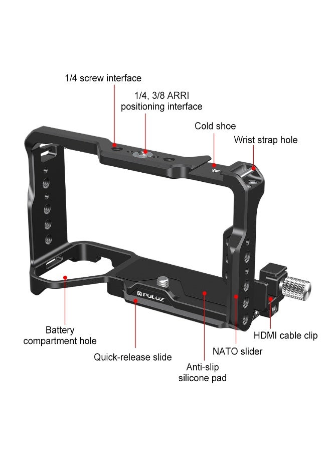 بولوز منصة تثبيت معدنية (Rig) من PULUZ لكاميرات Sony ILCE-A7CM2 / Alpha 7C II / Alpha 7CR - Image 3