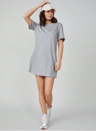 Dress Cotton Short Sleves-Grey - pzsku/Z290F3CC718D8E45711C5Z/45/_/1711366295/191a954a-5402-457d-ad67-012b00b145a3