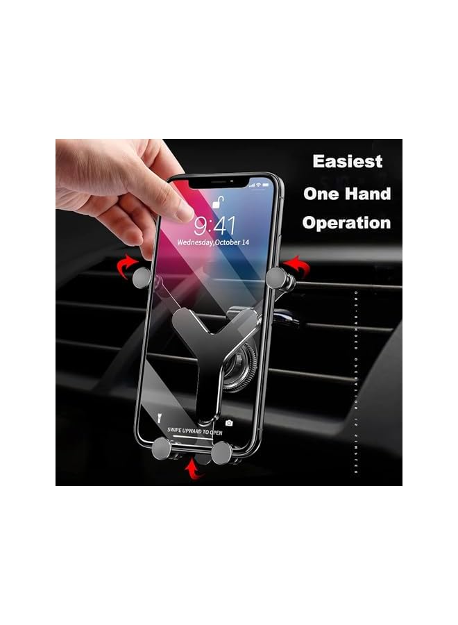 Green Tiger Car Phone Holder with Rotatable Swing Arm, Hands-Free Car Vent Phone Mount with Newest Metal Air Vent Clip Fit for All iPhone Android Smartphones - Image 4