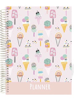 Lizy Hard Cover Spiral Undated Talking Agenda 17X24 cm Design-5  - Image 1