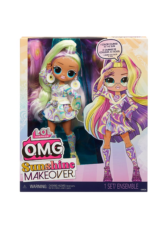 L.O.L. SURPRISE! O.M.G. Sunshine Makeover Fashion Doll Sunrise, Great Gift For Kids Girls Boys Ages 4 5 6+ Years Old  - Image 1