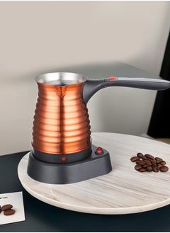 Generic Electric Turkish Coffee Maker Stainless Steel Turkey Coffee Pot Arabic Greek Coffee 500ml 600W Coffee Tea Milk Heating Kettle Removable Anti Scald Handle  - Image 2