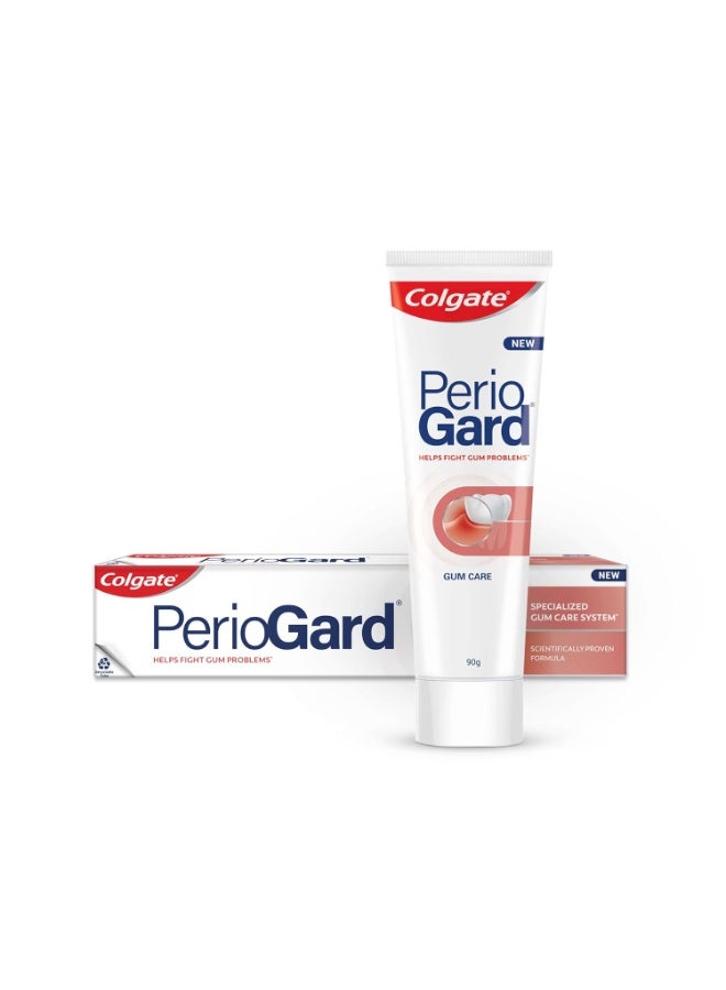 Colgate PerioGard Toothpaste 90g, Specialized Gum Care System, Fights Gum Problems - Image 1