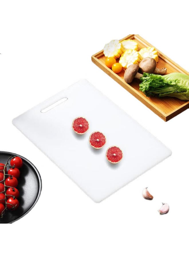 MAX COOK Maxcook Cutting Board, Anti-Mold Plastic Fruit And Baby Food Chopping Board, Pe Cutting Board For Cooked Food, Small Size 32*22*1Cm - Image 1