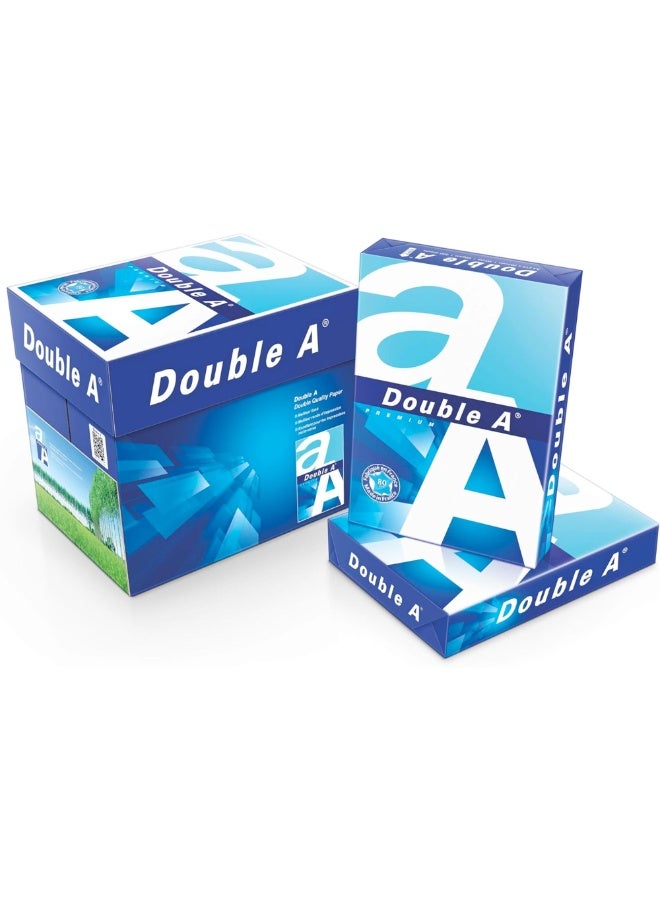 دبل إيه Double A A3 Paper – Box of 5 Reams | 297mm x 420mm | Bright White Sheets for Office, School & Home Use a3 - Image 1