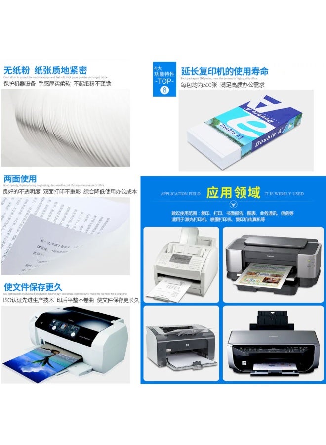 دبل إيه Double A A3 Paper – Box of 5 Reams | 297mm x 420mm | Bright White Sheets for Office, School & Home Use a3 - Image 3