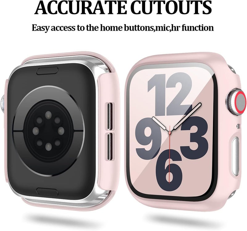 Cuteey 12 Pack Case with Tempered Glass Screen Protector for Apple Watch 40mm SE 2 Series 6 5 4 SE, Full Protective Matte PC Cover for Iwatch 40mm Accessories - Image 3