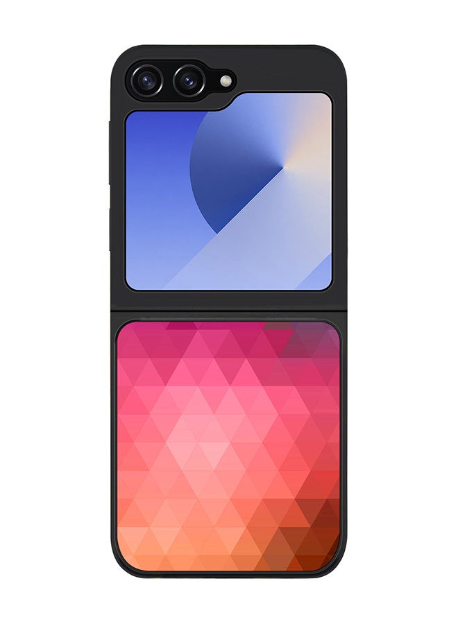 Stylizedd Rugged Black edge case for Samsung Galaxy Z Flip7 FE, Slim fit Soft Case Flexible Rubber Edges Anti Drop TPU Gel Thin Cover -  Anna's Prism - Image 1