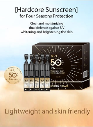 30 Pcs of Sunscreen Essence Sunscreen Moisturizing Refreshing Non-Greasy Whitening Isolation Sunscreen - pzsku/Z290F7FA99B68F760BA8AZ/45/_/1722850785/584ff225-e146-4b5d-90ac-79c0acaf40c6