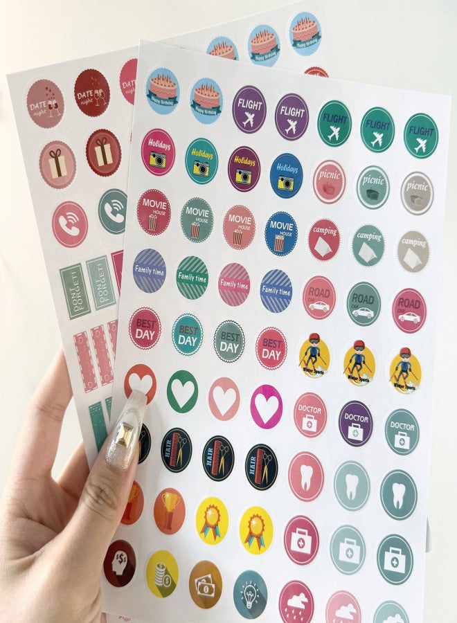 Planner Reward Theme Stickers, Waterproof Creative Memo Markers, Self-Adhesive Decals for Journaling & Scrapbooking - Image 4