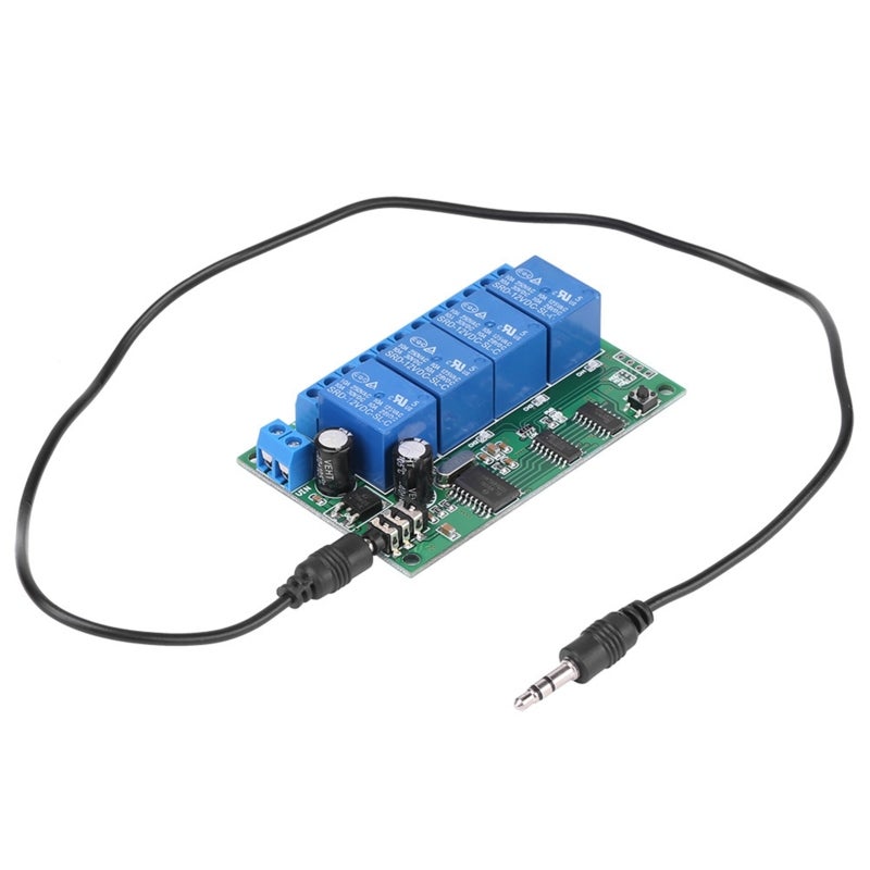 سونجلي مُفك رمز إشارة نغمة DTMF ذو 4 قنوات و تيار مستمر 12 فولت: AD22B04 - حماية من الكسوف العكسي و 8 أنماط تشغيل للتحكم الصناعي والإلكتروني - Image 2