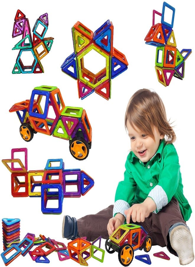 KIPA GAMING Magplay Magnetic Blocks 38 Pcs | Multi-Shape & Colour Magnetic Blocks | STEM Building Set for Kids 3+ | Creative Construction Learning Toy | Educational Game for Boys & Girls (Block 38) - Image 1
