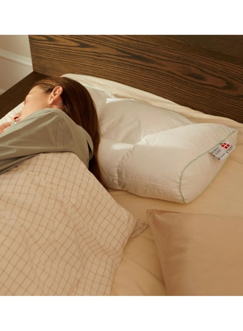 NORDIC SLEEP Fossflakes Chiropratic Pillow Small Size: 34 x 58 x 12 cm - WS TC233  - Image 3