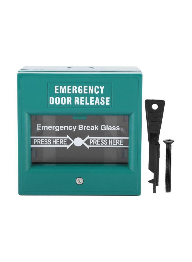 NIBEMINENT Fire Emergency Break Glass Green/Silver/White  - Image 1