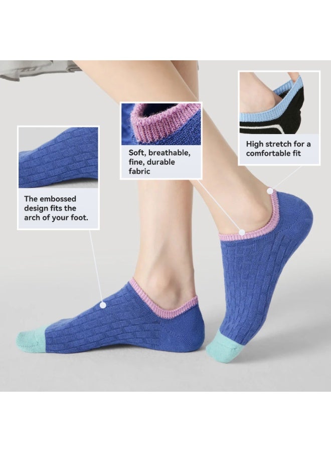 Ladies' socks, 3 pairs in princess style, made of soft cotton material - Image 3