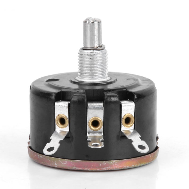 Wirewound Potentiometer 5W Single Turn +-5% Resistance Error - High Power Resistor - 100% Resolution for Voltage Divider Rheostat Current Controller - Image 4