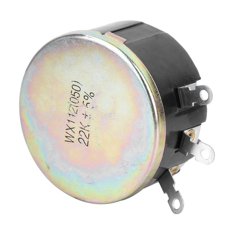 Wirewound Potentiometer 5W Single Turn +-5% Resistance Error - High Power Resistor - 100% Resolution for Voltage Divider Rheostat Current Controller - Image 2