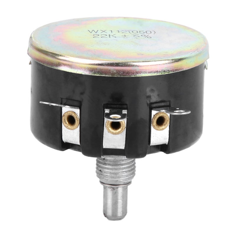Wirewound Potentiometer 5W Single Turn +-5% Resistance Error - High Power Resistor - 100% Resolution for Voltage Divider Rheostat Current Controller - Image 3