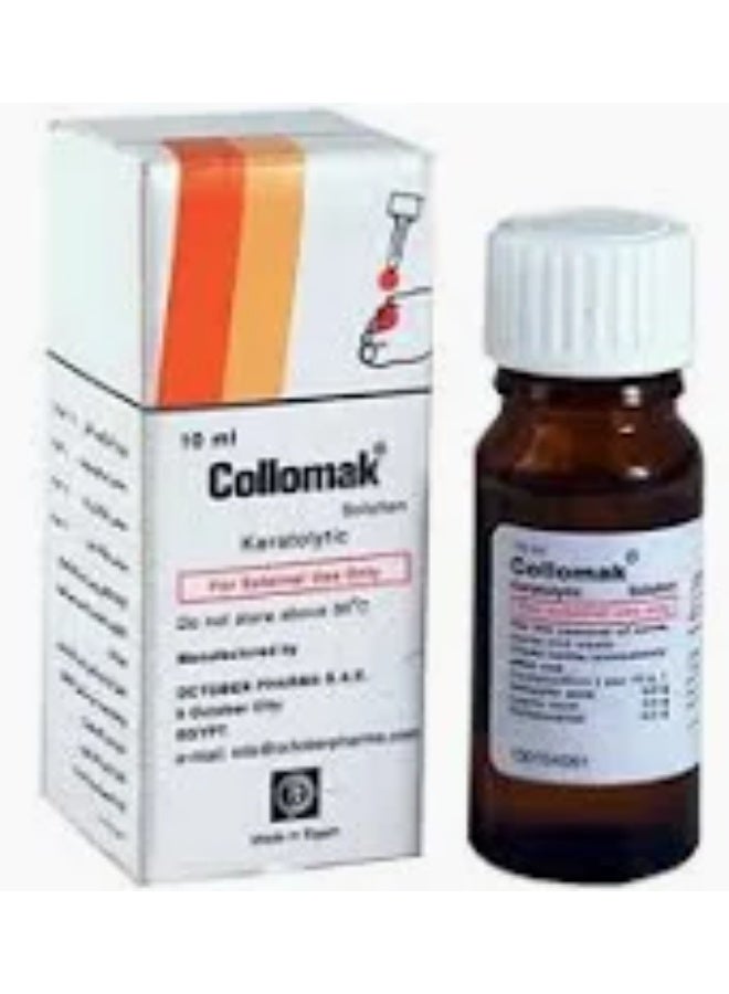 محلول لعلاج الثآليل والثآليل التناسلية والجلد المتصلب 10 مل