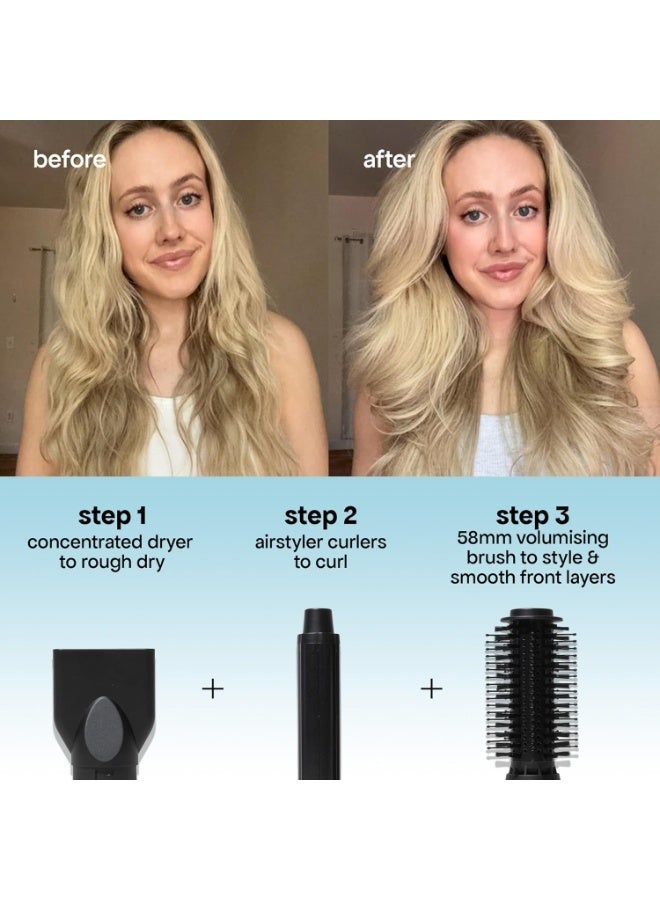 بوندي بوست بونديبوست إيفرلست إيرستايلر 6-في-1 مجفف ومصفف شعر بتقنية السيراميك والأيونات - Image 2