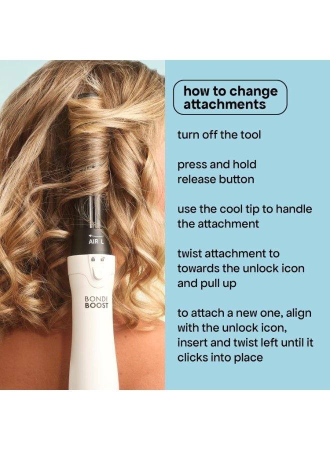 بوندي بوست بونديبوست إيفرلست إيرستايلر 6-في-1 مجفف ومصفف شعر بتقنية السيراميك والأيونات - Image 3