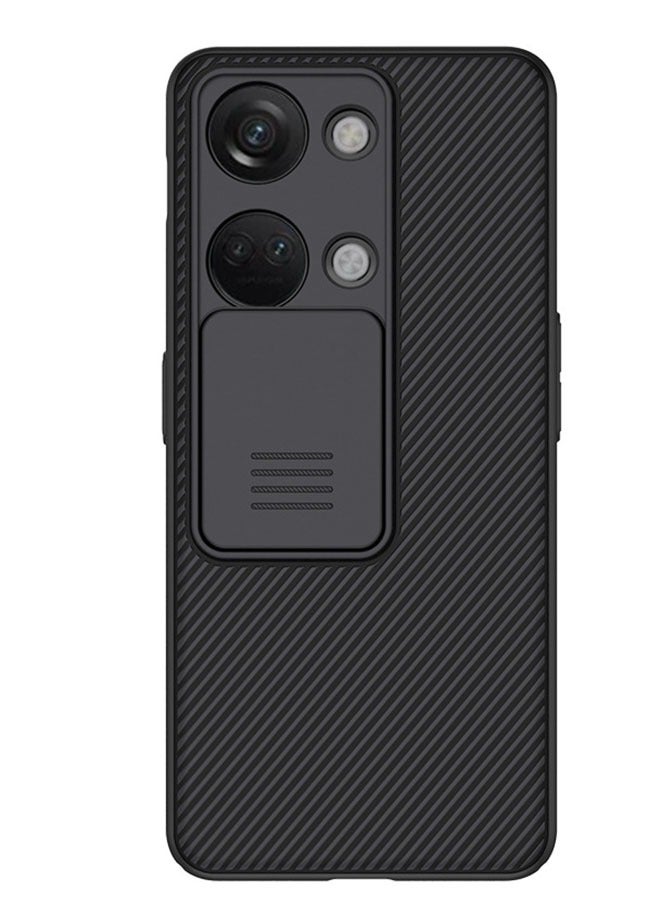 Protective Case Cover For OnePlus Ace 2V with Slide Camera Cover Black  - Image 1