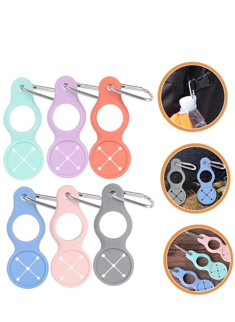 SYOSI 6pcs Water Bottle Buckle Athletic Backpack Climbing Carabiner Sports Water Bottle Water Bottle Ring Holder Mineral Water Bottle Buckles Water Bottle Holster Outdoor Buckles Alloy  - Image 5