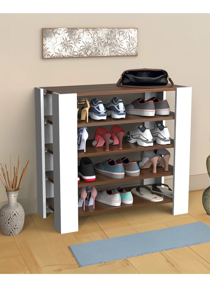 Malazhouse Lucid Shoe Rack - MZSR007 80L x 80H x 35W – 80L x 80H x 35W - Image 4