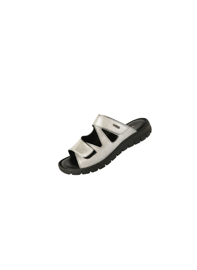 Josef Seibel - Ladies Flat  Sandals 93447-AR Platin - Image 1