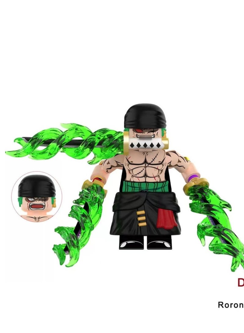 Set of 4 custom mini character toys, building block games for kids and adults. Build your own adventure with famous figures, character figurines, male figures with assorted blocks, kids’ blocks, building toys, boys’ toys, girls’ block toys, creative building game for kids, character-based block play, construction blocks, creative building set for girls, building toys for children and unique dolls, character block toys for ages 3 and up. - Image 1