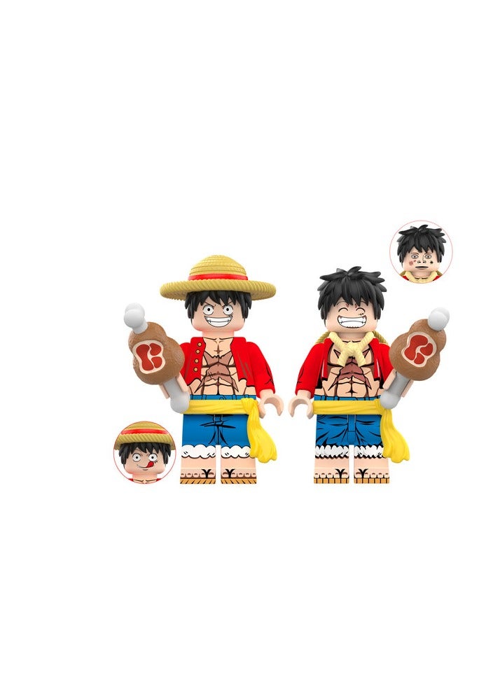 Set of 4 custom mini character toys, building block games for kids and adults. Build your own adventure with famous figures, character figurines, male figures with assorted blocks, kids’ blocks, building toys, boys’ toys, girls’ block toys, creative building game for kids, character-based block play, construction blocks, creative building set for girls, building toys for children and unique dolls, character block toys for ages 3 and up. - Image 4